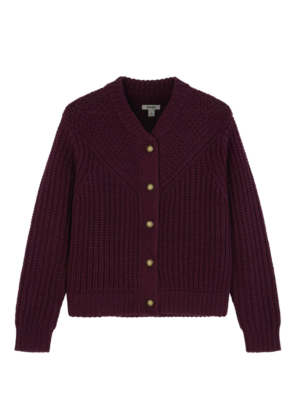 Wrangler Cardigan da donna con bottoni Regular Western