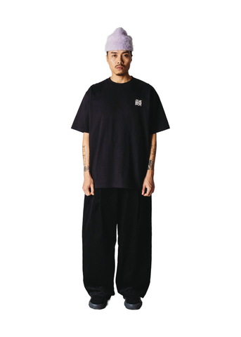 Woodbird T-Shirt da uomo manica corta Baine nera