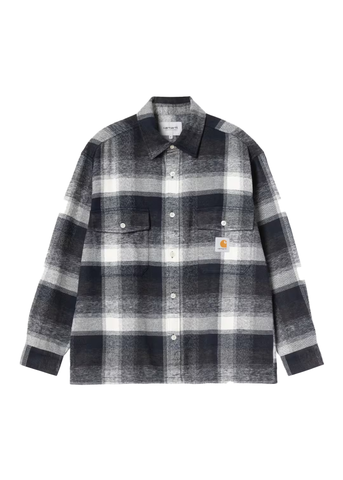 Carhartt Wip Camicia a quadri da uomo Esterson blu