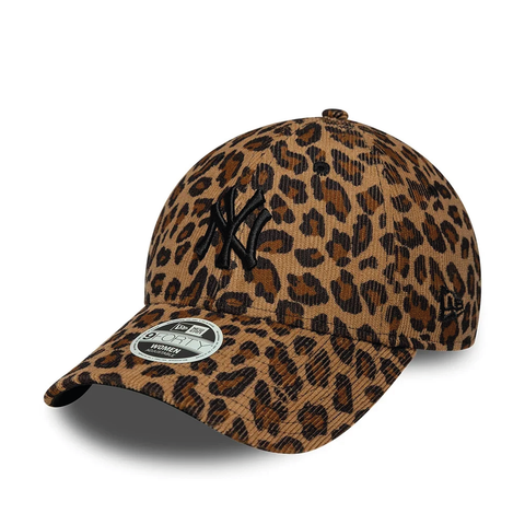 New York Yankees Women's MLB Leopard Cord Beige 9FORTY 60915775