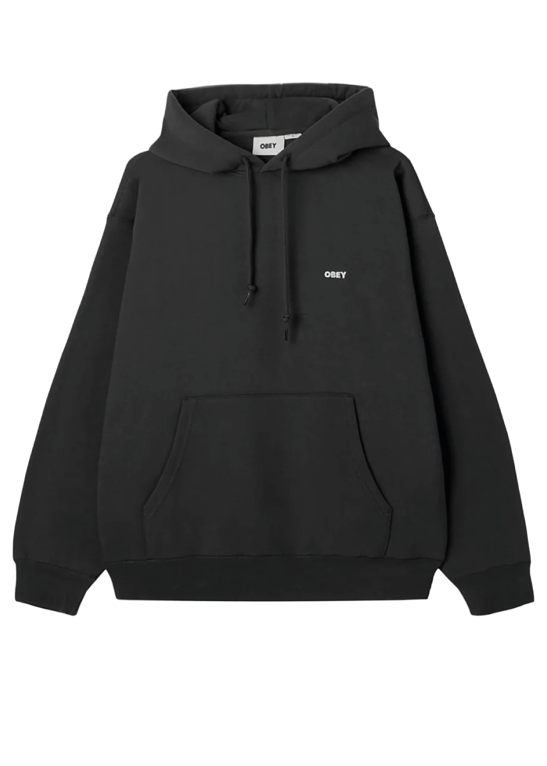 Obey Felpa da uomo con cappuccio Est. Works Bold nera