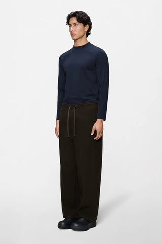 Rains Pantalone in pile da uomo Fleece marrone