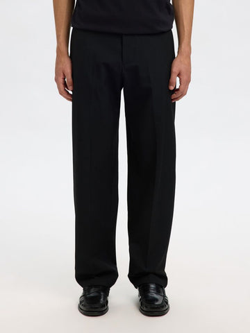 Selected Pantalone da uomo Loose Robert Nero