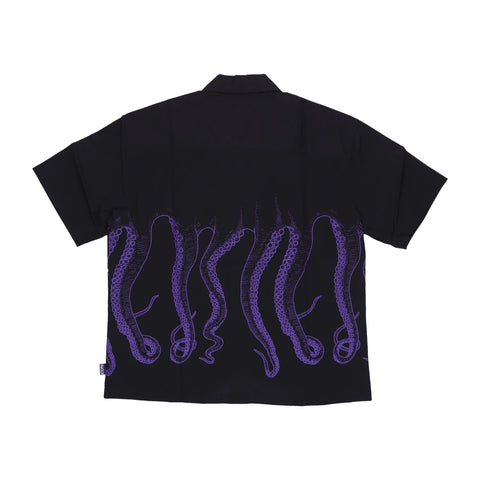 Octopus Men's Shirt Outline Black