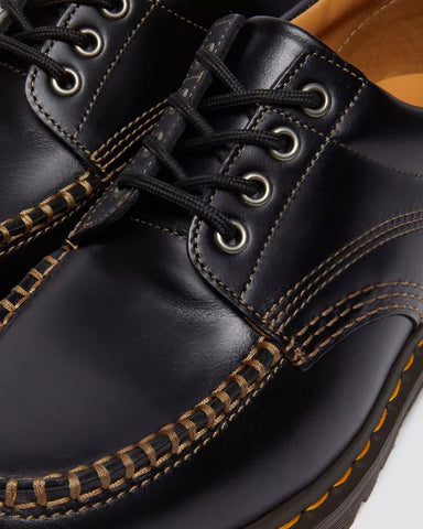 Dr. Martens Scarpe da uomo n pelle Lowell Moc Toe nere