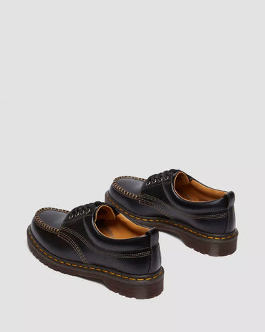 Dr. Martens Scarpe da uomo n pelle Lowell Moc Toe nere