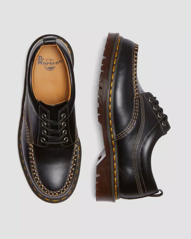 Dr. Martens Scarpe da uomo n pelle Lowell Moc Toe nere