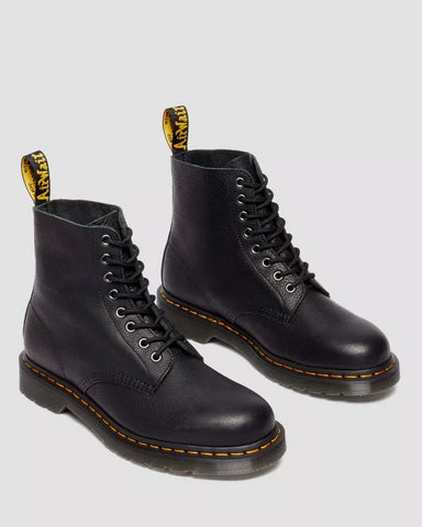 Dr. Martens Stivali stringati 1460 Pascal in pelle Ambassador neri
