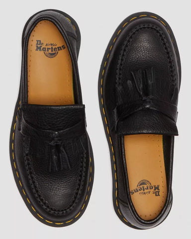 Dr.Martens Mocassini Adrian in pelle Ambassador con nappe Nero