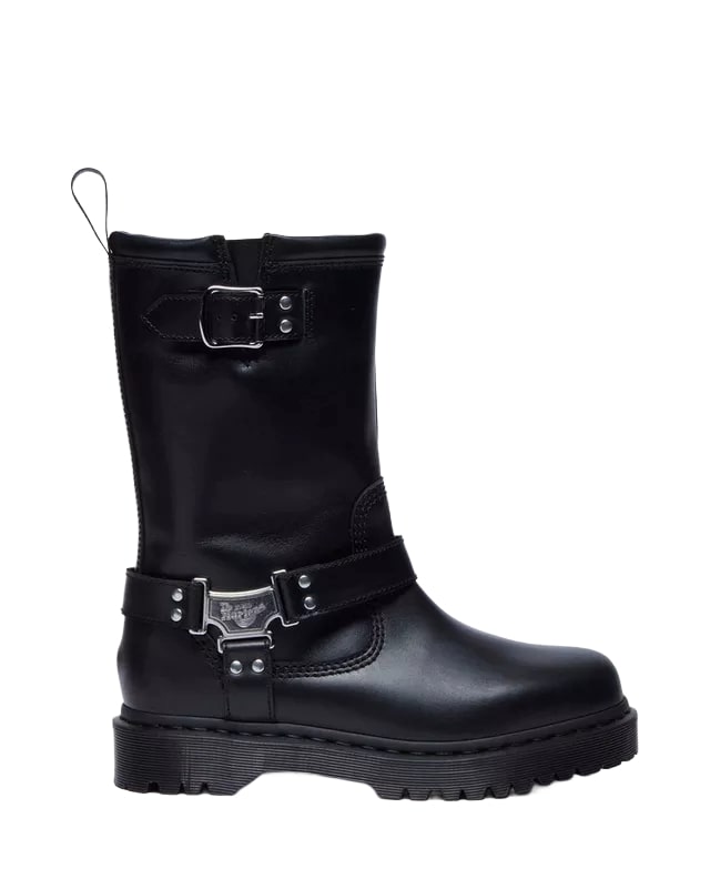 Dr Martens Stivali alti da donna in pelle Anistone Hi neri