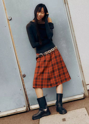 Dr Martens Stivali alti da donna in pelle Anistone Hi neri