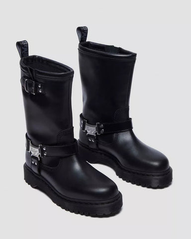 Dr Martens Stivali alti da donna in pelle Anistone Hi neri