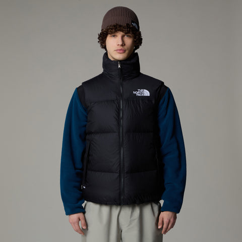 The North Face Nuptse Herren ärmellose Jacke Schwarz