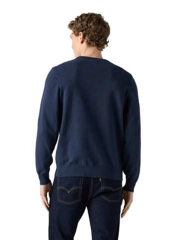 Levi's T-Shirt da uomo a manica lunga Housemark blu