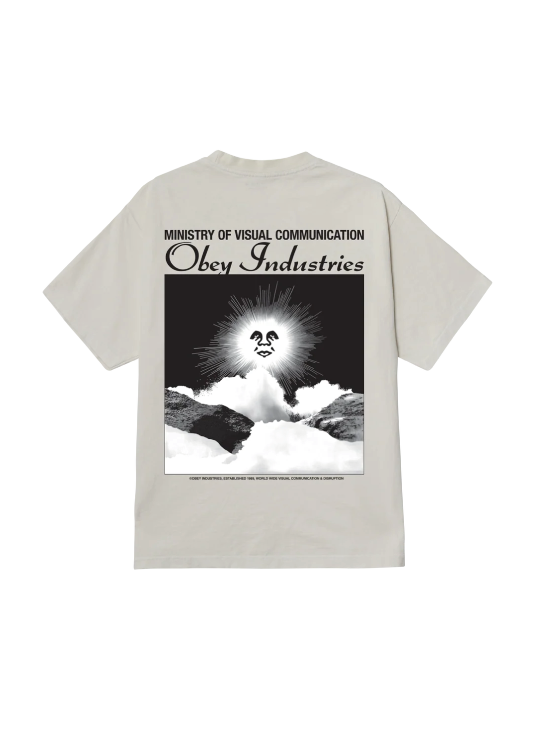 Obey T-Shirt da uomo manica corta Ministry