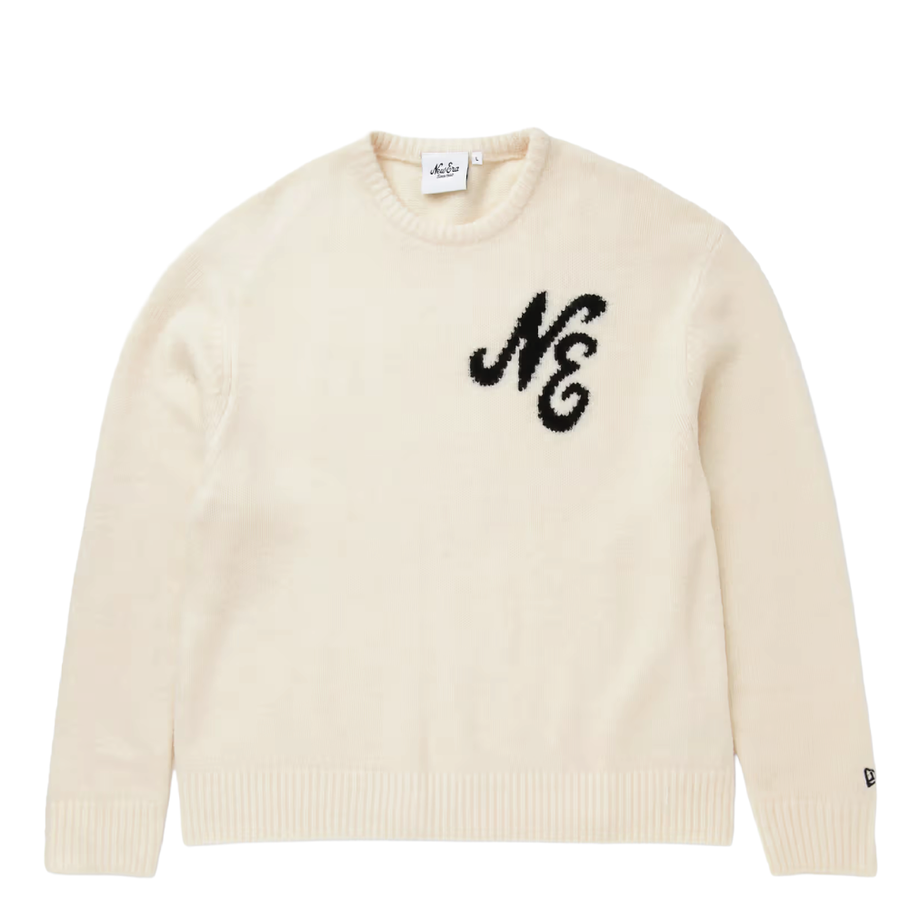 New Era Maglia misto lana unisex crema 60897453