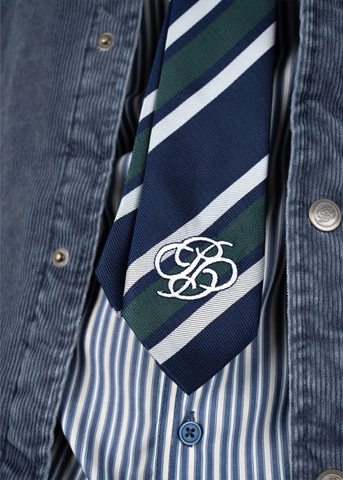 Prohibited Cravatta da uomo Back In The Days Tie verde