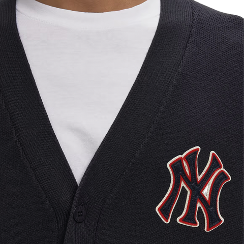 New Era Cardigan da uomo New York Yankees MLB blu 60897381