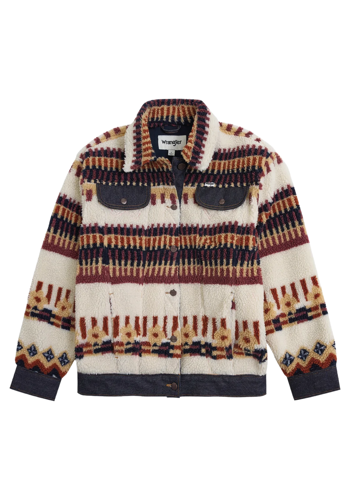 Wrangler Giacca da donna Relaxed Sherpa fantasia