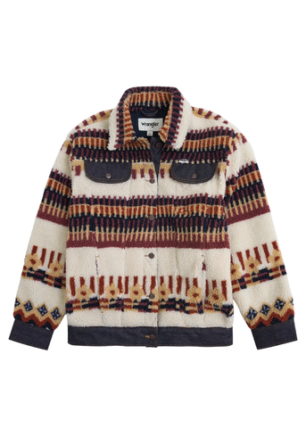 Wrangler Giacca da donna Relaxed Sherpa fantasia