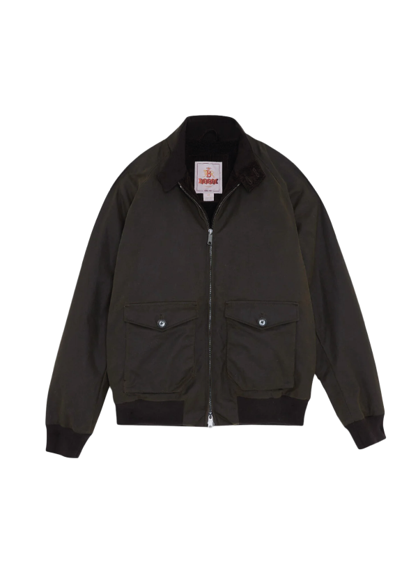 Baracuta Giacca Harrington da uomo G9 Waxed Pocket