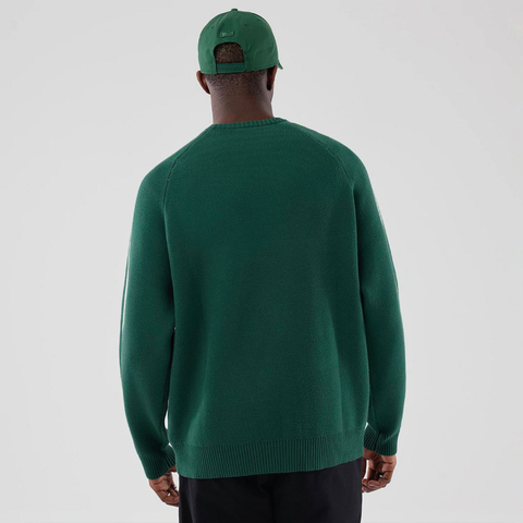 New Era Maglia girocollo da uomo LA Dodgers MLB verde 60897389