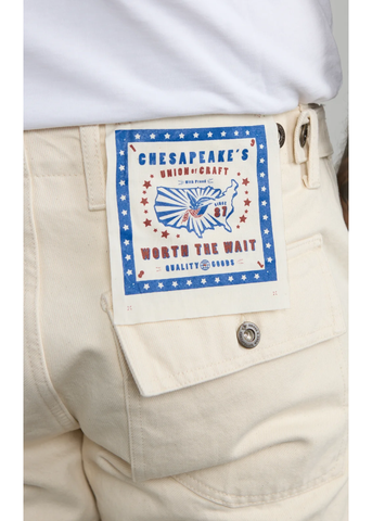 Chesapeake’s Jeans da lavoro da uomo Fatigue Selvedge natural