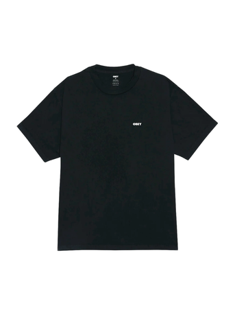 Obey T-Shirt da uomo manica corta Bold Icon nera