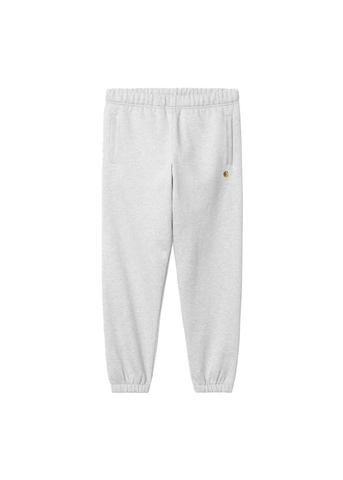 Carhartt Wip Pantalone tuta in felpa Chase grigio chiaro