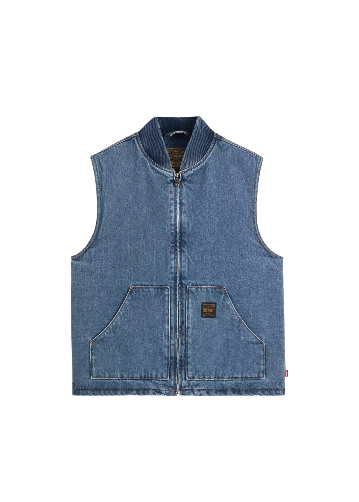 Levi's Giacca smanicata in jeans da uomo Sansome