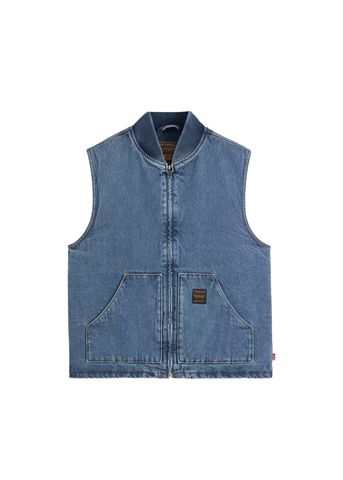 Levi's Giacca smanicata in jeans da uomo Sansome