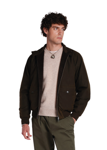 Baracuta Giacca Harrington da uomo G9 Waxed Pocket