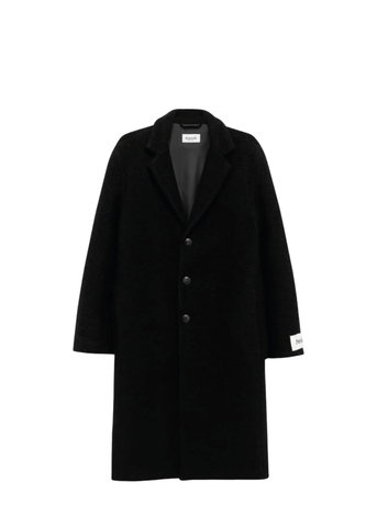 Amish Cappotto unisex in misto lana Coat nero