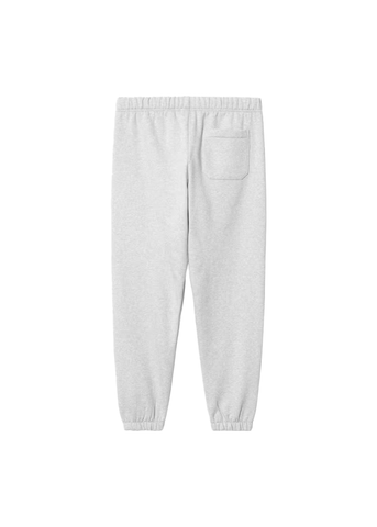Carhartt Wip Pantalone tuta in felpa Chase grigio chiaro