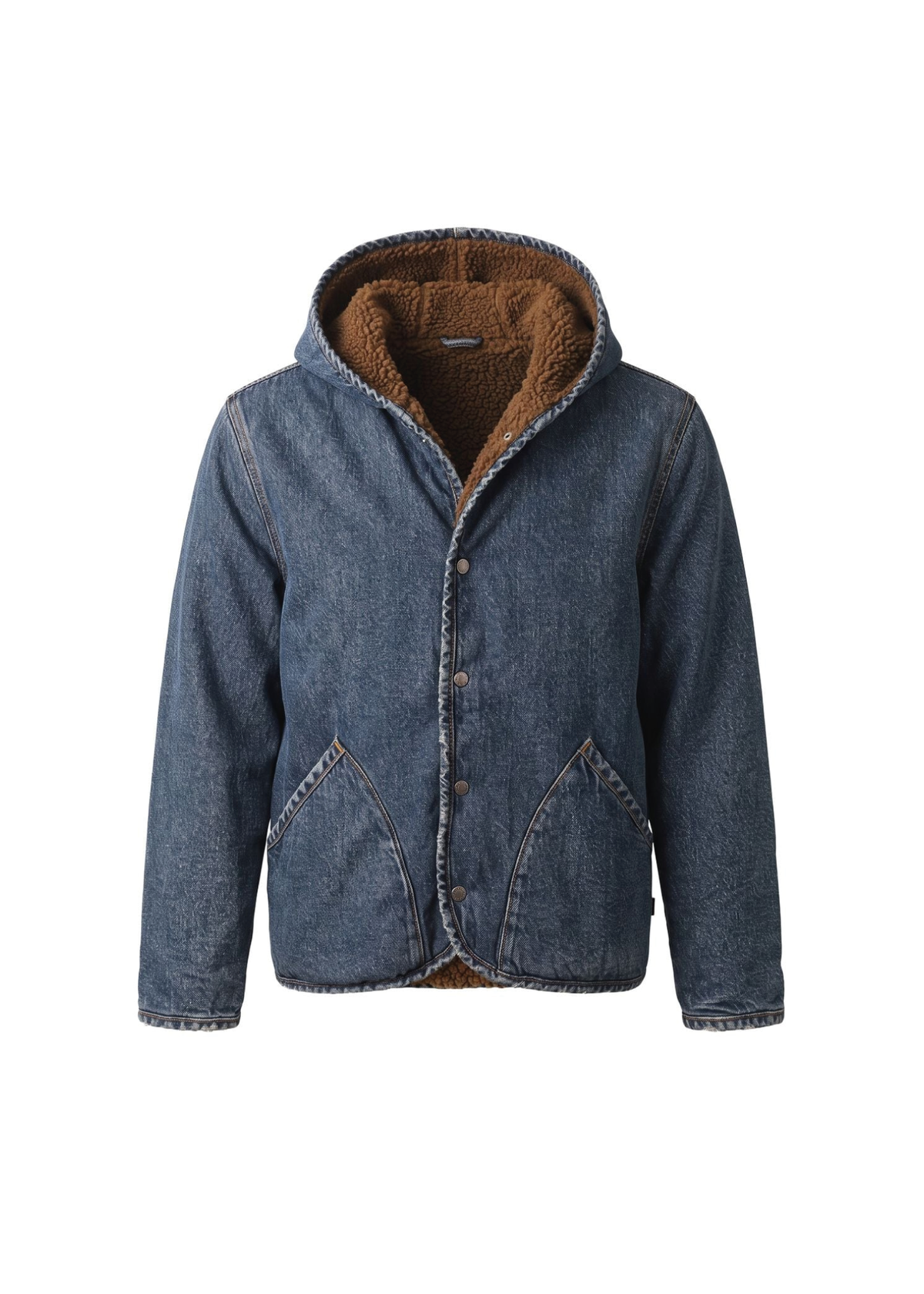 Levi's Giacca da uomo con pelliccia interna Deck Sherpa