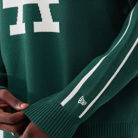 New Era Maglia girocollo da uomo LA Dodgers MLB verde 60897389