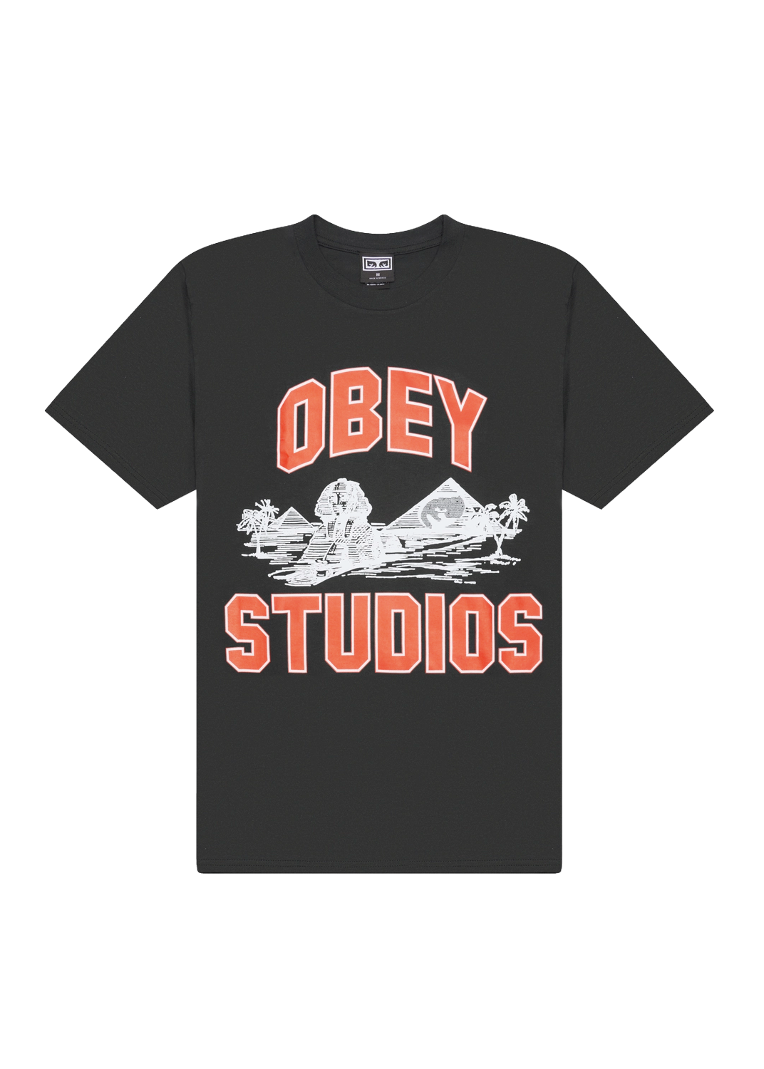 Obey T-Shirt da uomo manica corta Cairo nera