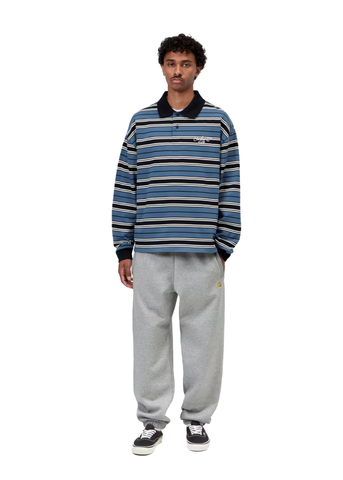 Carhartt Wip Pantalone tuta in felpa Chase grigio medio