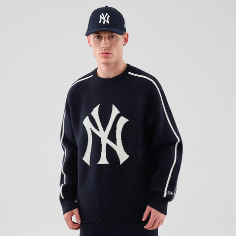 New Era Maglia girocollo da uomo New York Yankees MLB blu  60897388