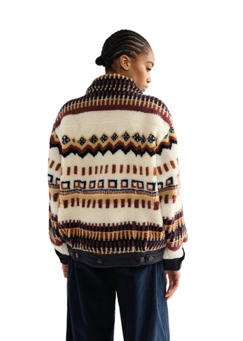 Wrangler Giacca da donna Relaxed Sherpa fantasia
