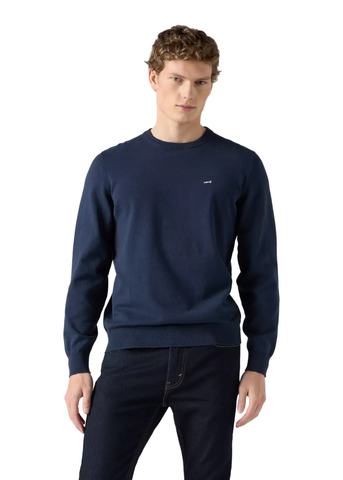Levi's T-Shirt da uomo a manica lunga Housemark blu