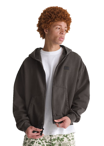 Vans Felpa con zip e cappuccio da uomo Premium nera