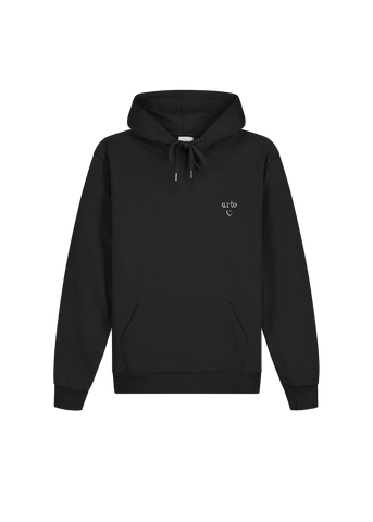 Arte Antwerp Felpa da uomo con cappuccio Heart nera