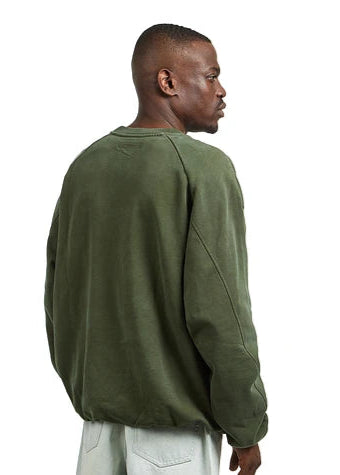 New Amsterdam Felpa girocollo da uomo Inflatable verde