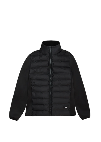 Rains Giacca da donna Safi Fleece Hybrid nera