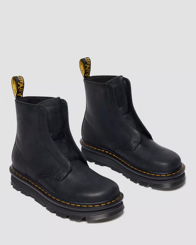 Dr. Martens Stivali da donna Zebzag Laceless In Pelle Senza Lacci neri