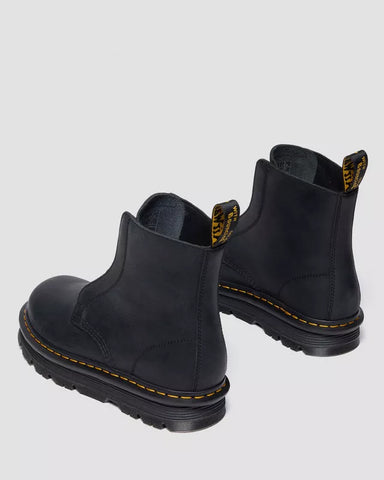 Dr. Martens Stivali da donna Zebzag Laceless In Pelle Senza Lacci neri