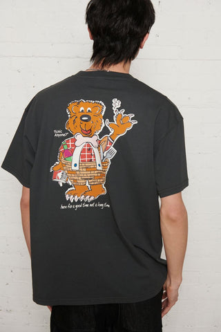 Pas De Mer T-Shirt da uomo manica corta Not Long Time nera