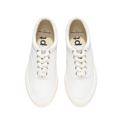 East Pacific Trade Sneakers Deck canvas bianca