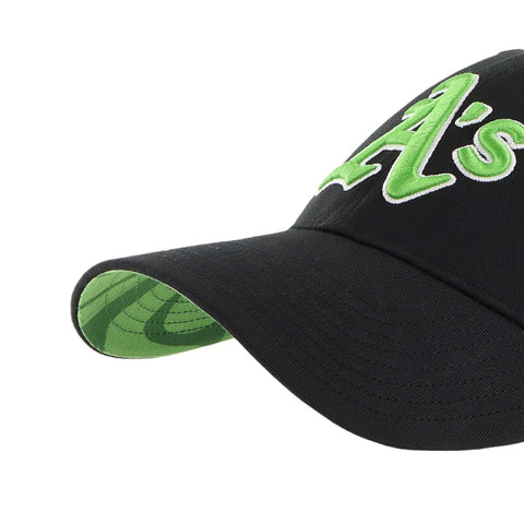 '47 Brand Unisex Freeform MVP Oakland Athletics Cap Schwarz